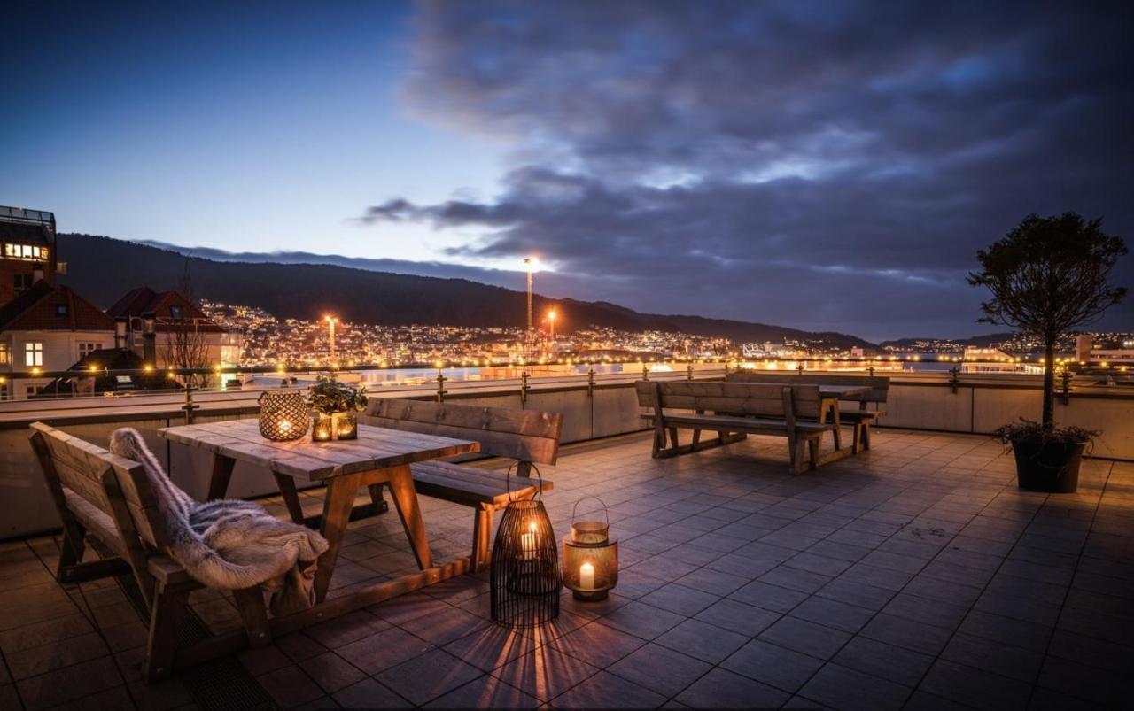 Penthouse With Private Balcony In The City Centre Of Bergen公寓 外观 照片