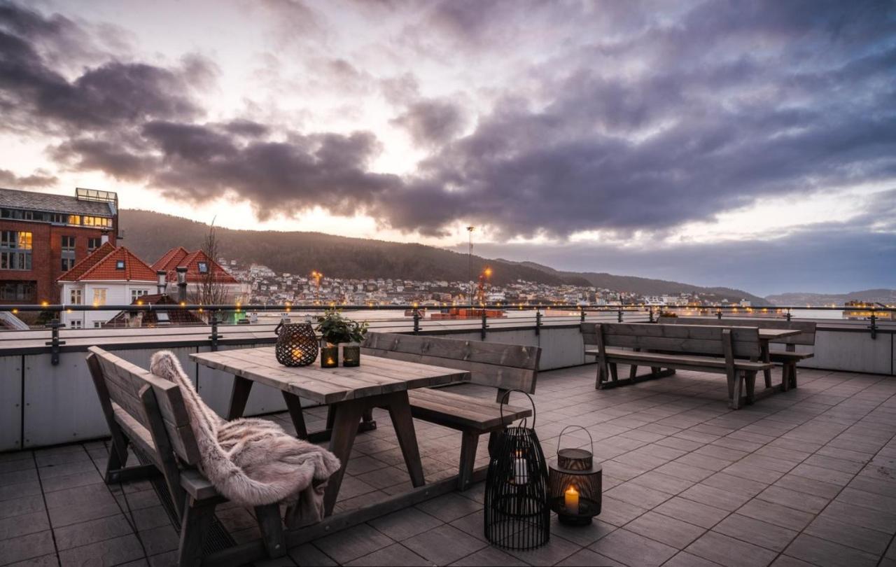 Penthouse With Private Balcony In The City Centre Of Bergen公寓 外观 照片